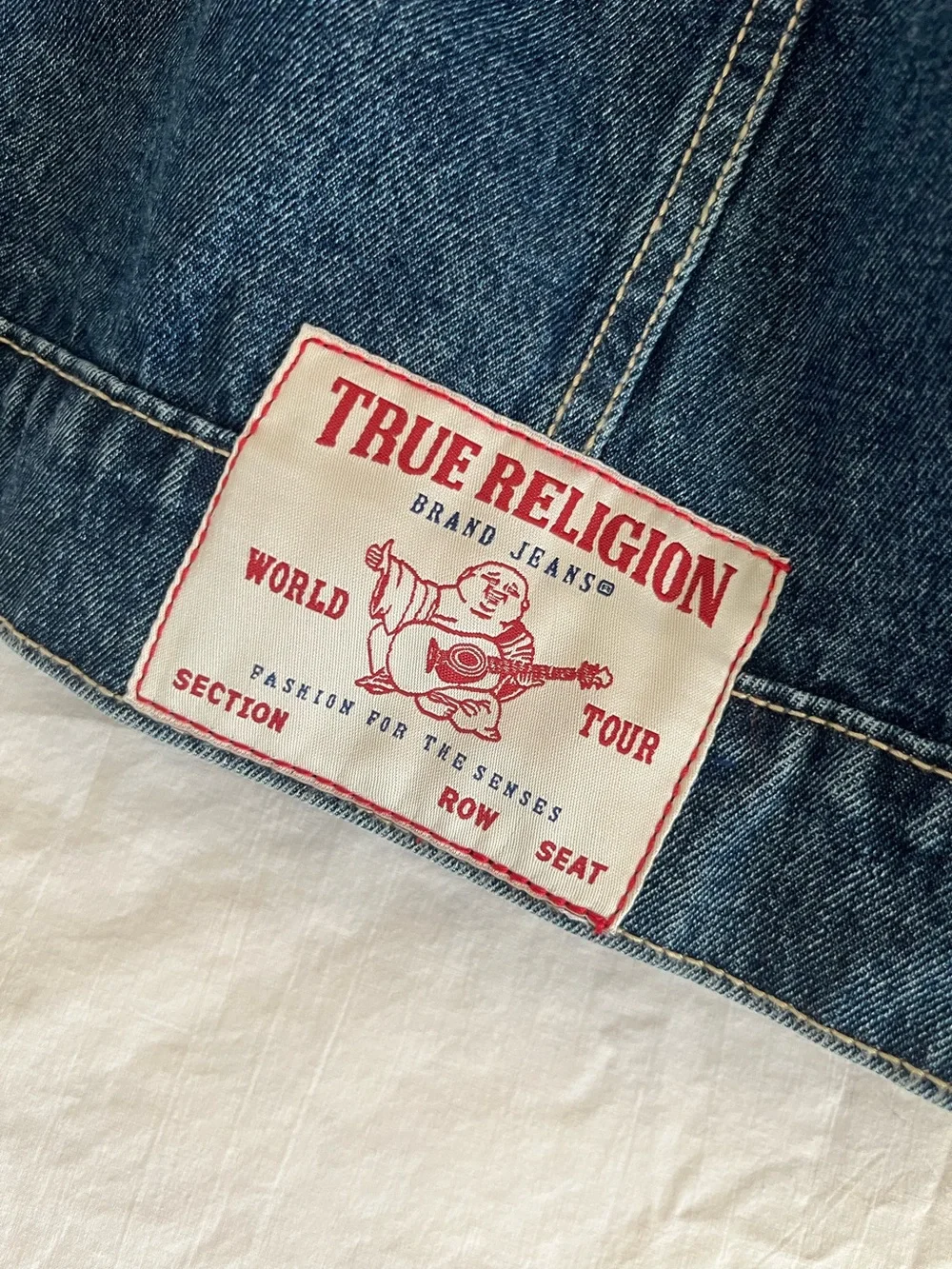 MEN’S NWT True Religion denim jacket Jesse Trucker XL